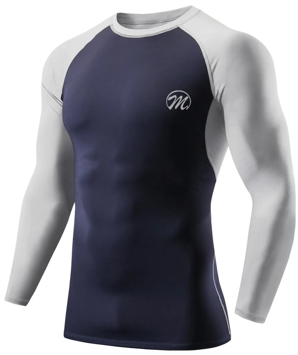 MEETYOO Men's Compression Shirts Base Layer Top