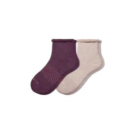 Men's Merino Wool Blend Roll-Top House Sock 2-Pack