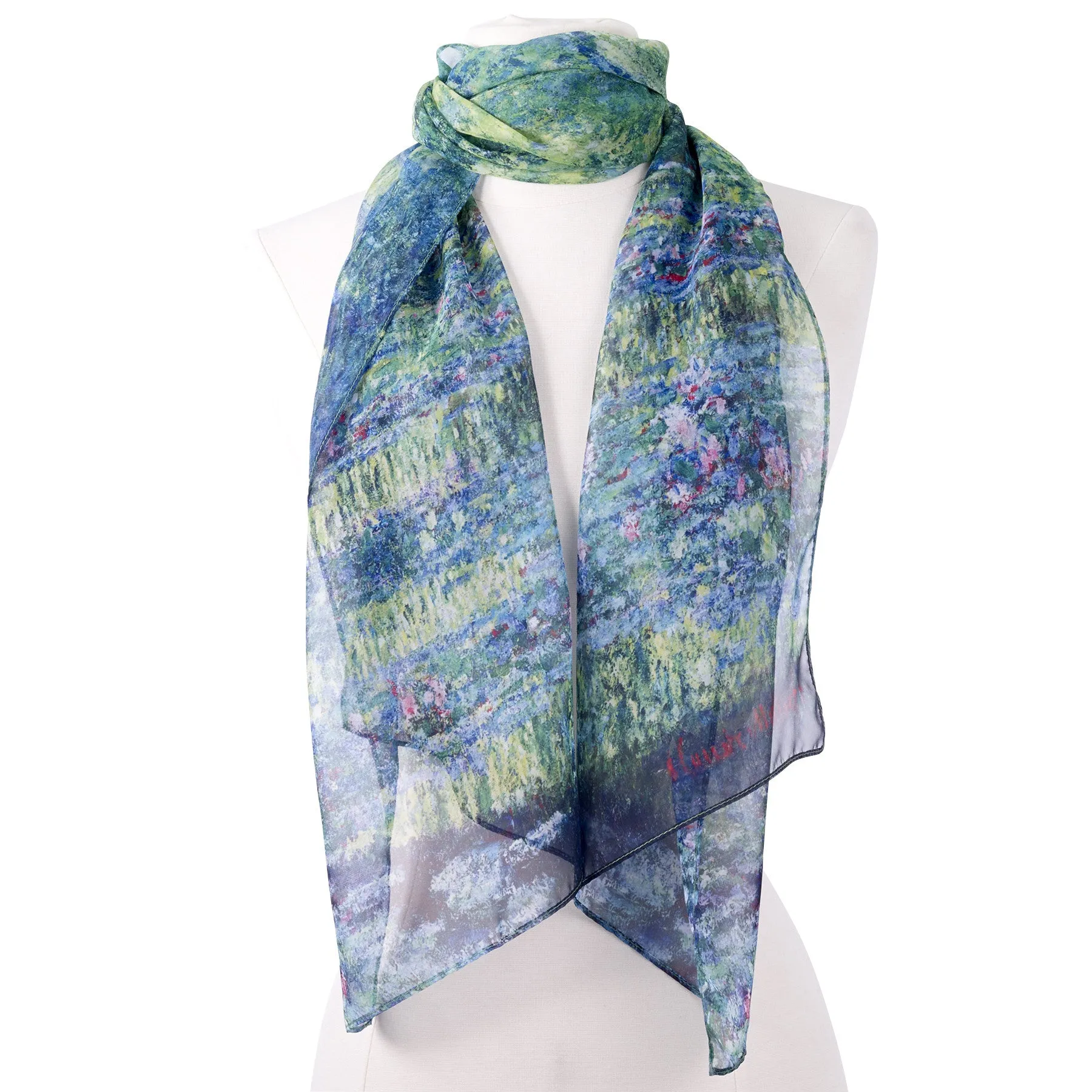 Monet Japanese Bridge Scarf