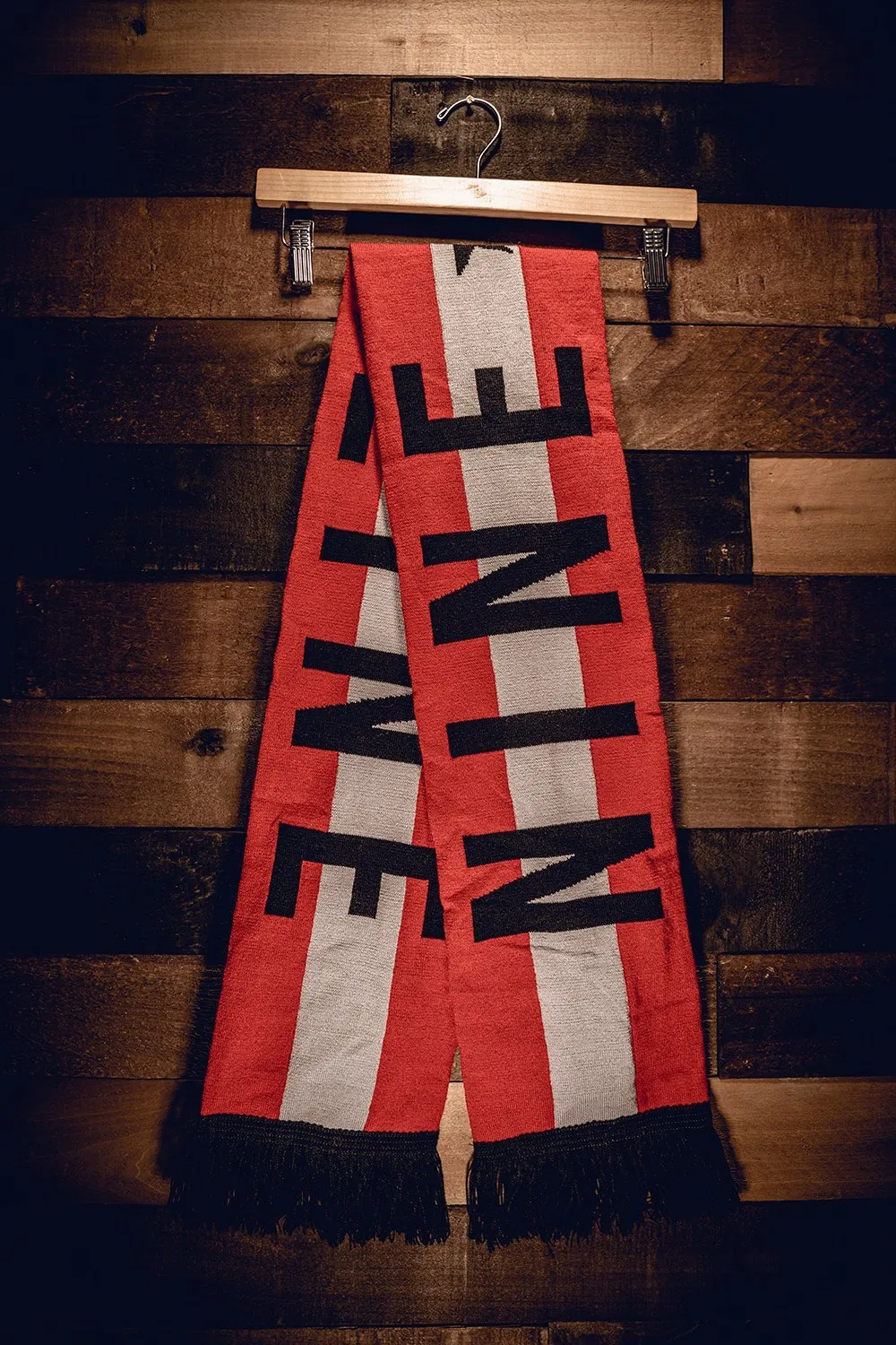 Nine Line Knit Scarf