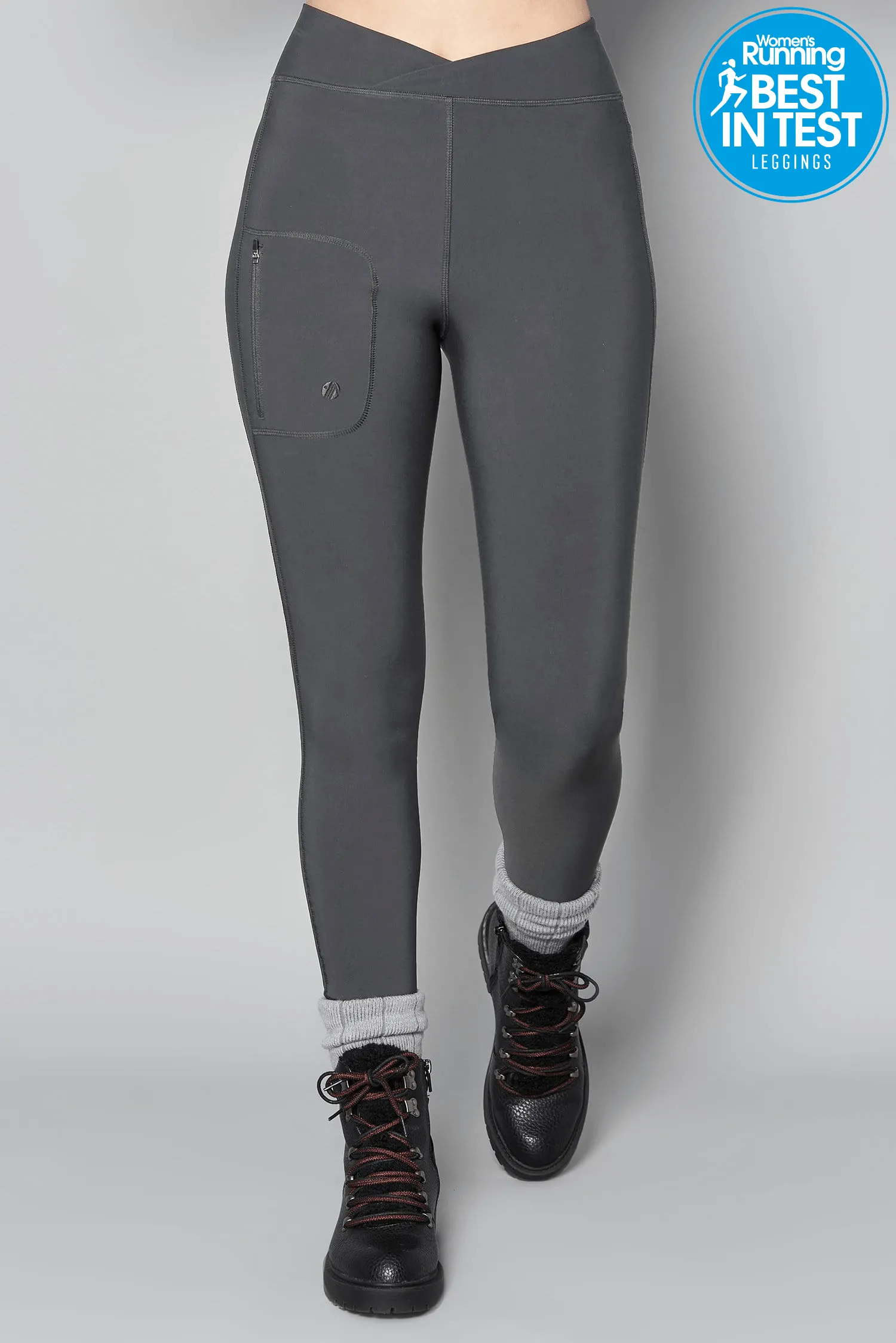 Outdoor Softshell Leggings - Storm Grey