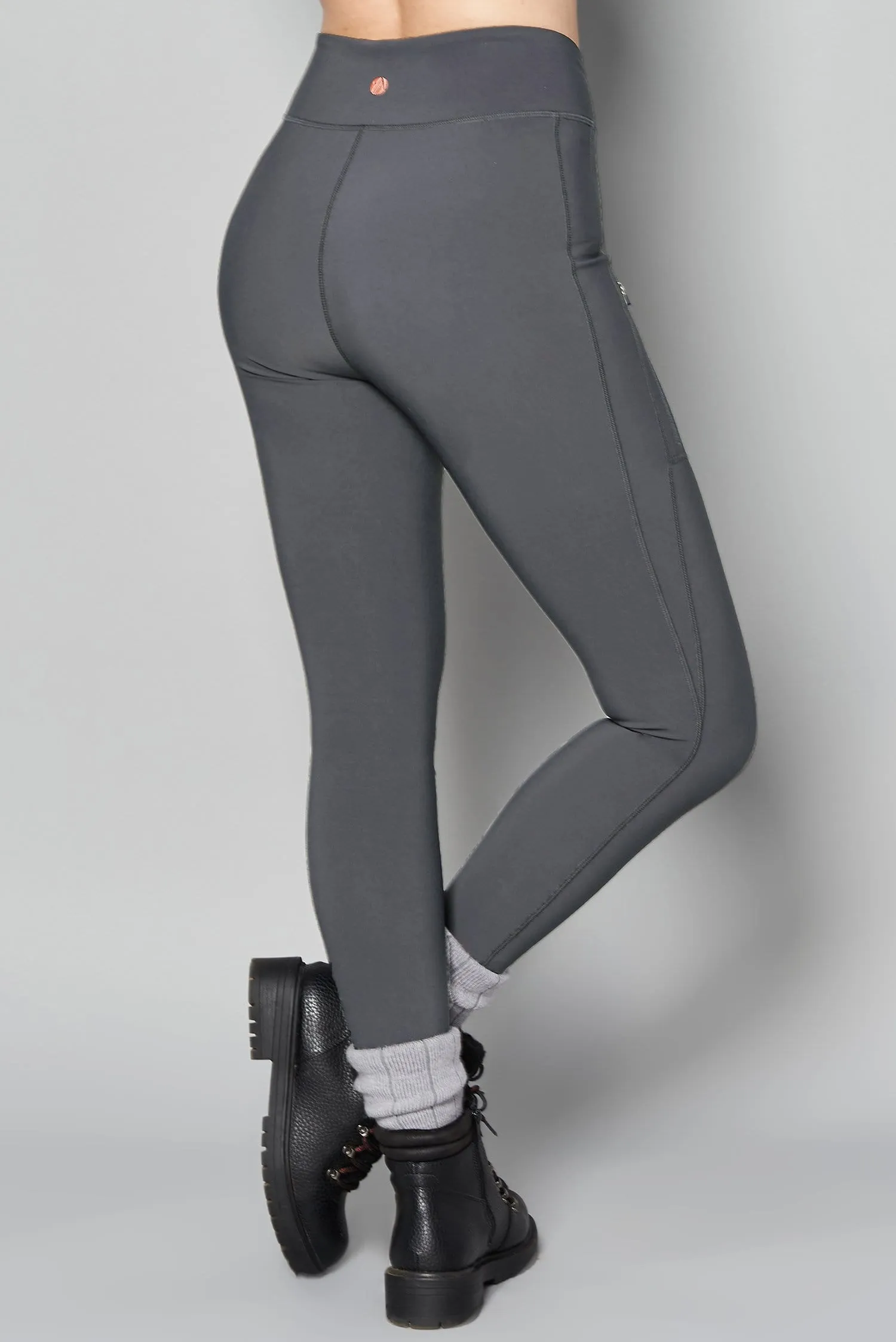 Outdoor Softshell Leggings - Storm Grey