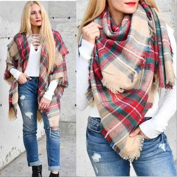 Oversized Blanket Scarf