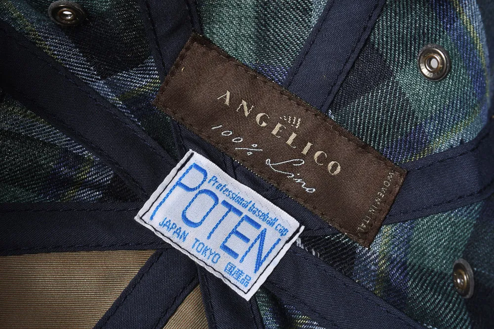 POTEN ANGELICO - NAVY CHECK