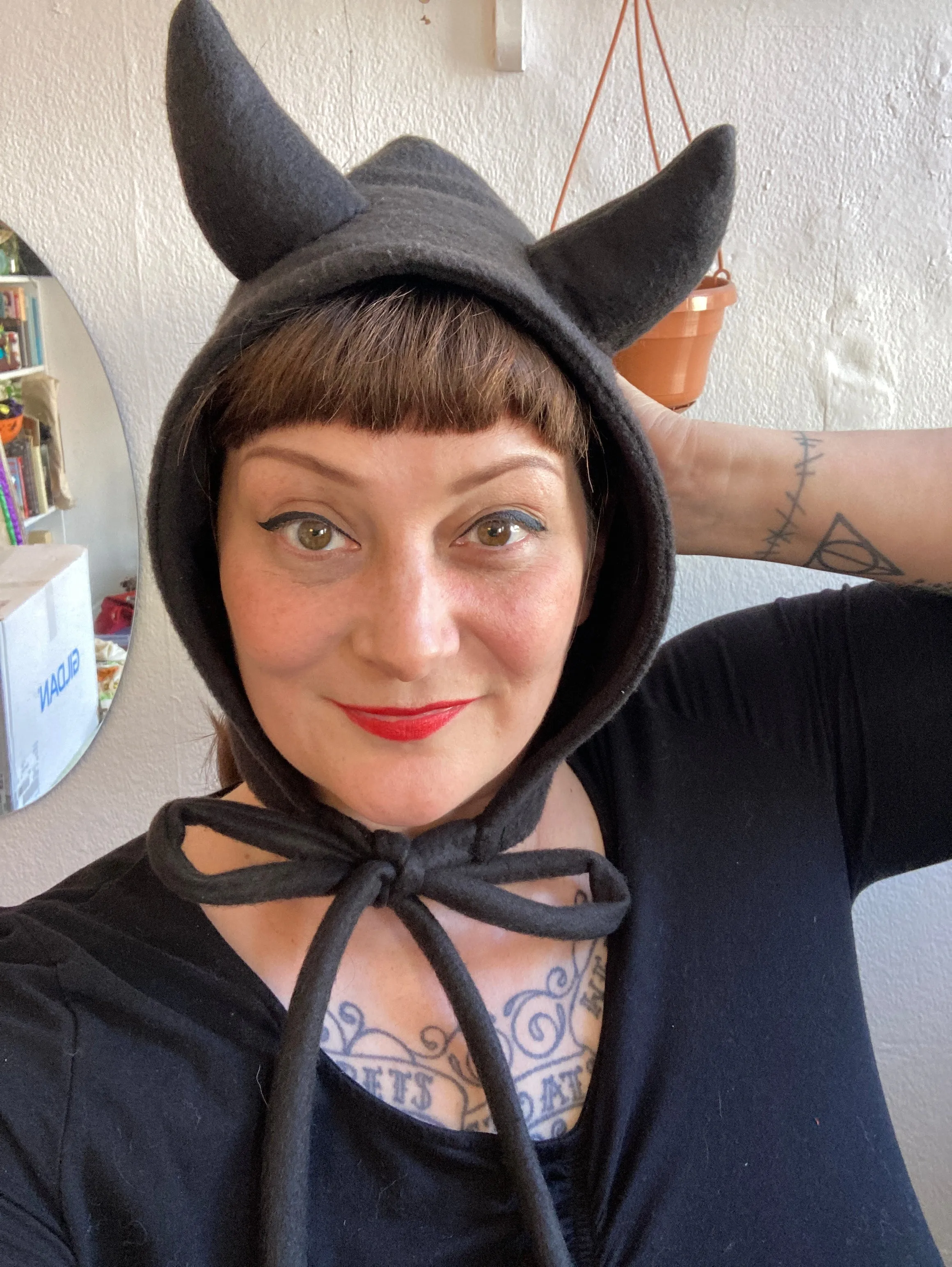 PRE-ORDER Krampus Bonnet in Black