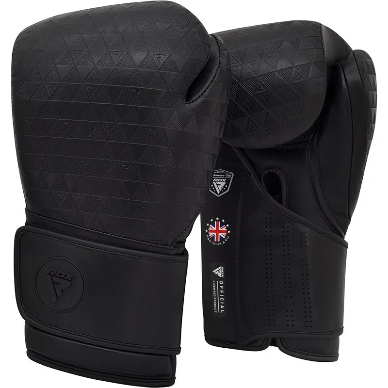 RDX T12 Akoni Black Boxing Gloves & Focus Pads