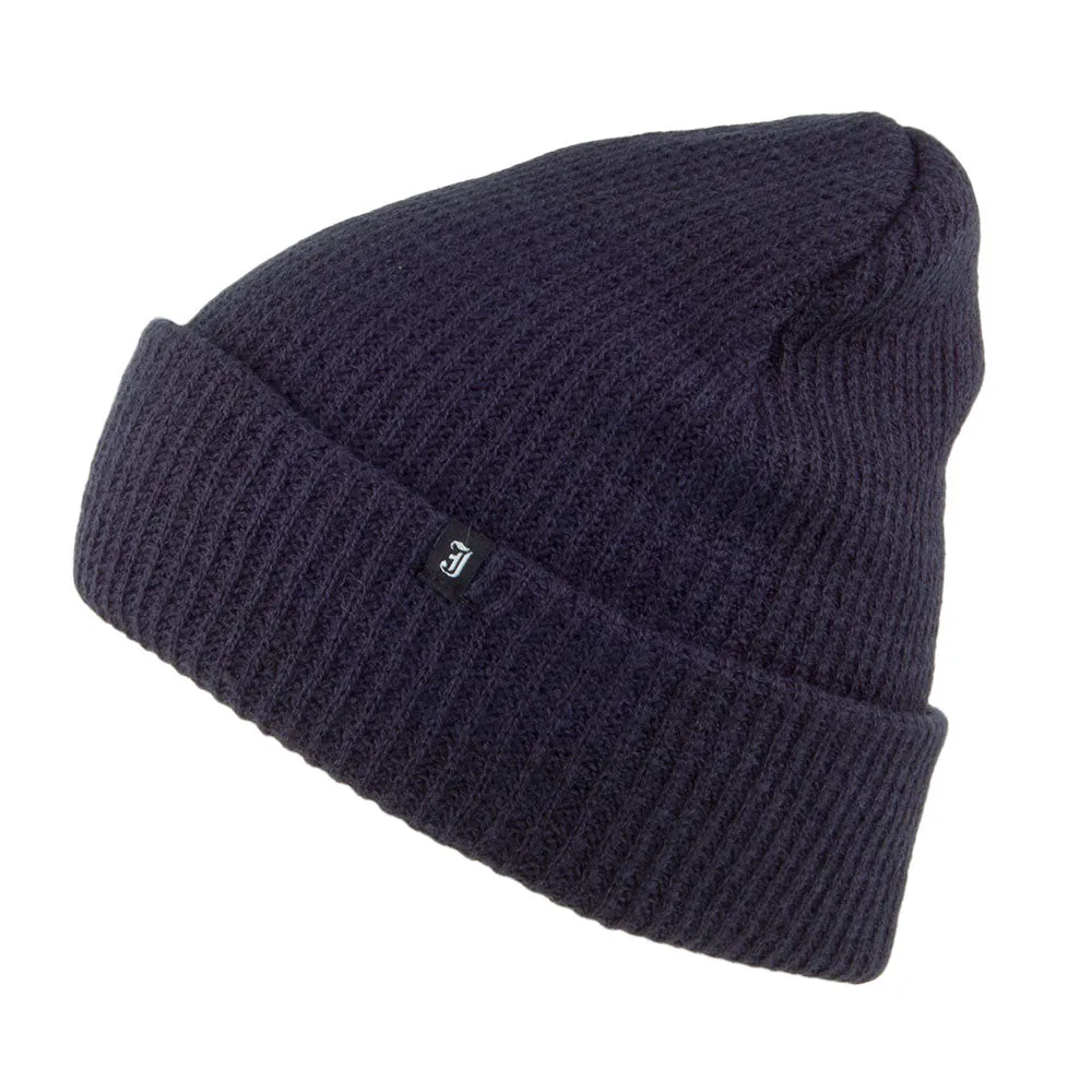 Short Beanie Hat Navy Wholesale Pack