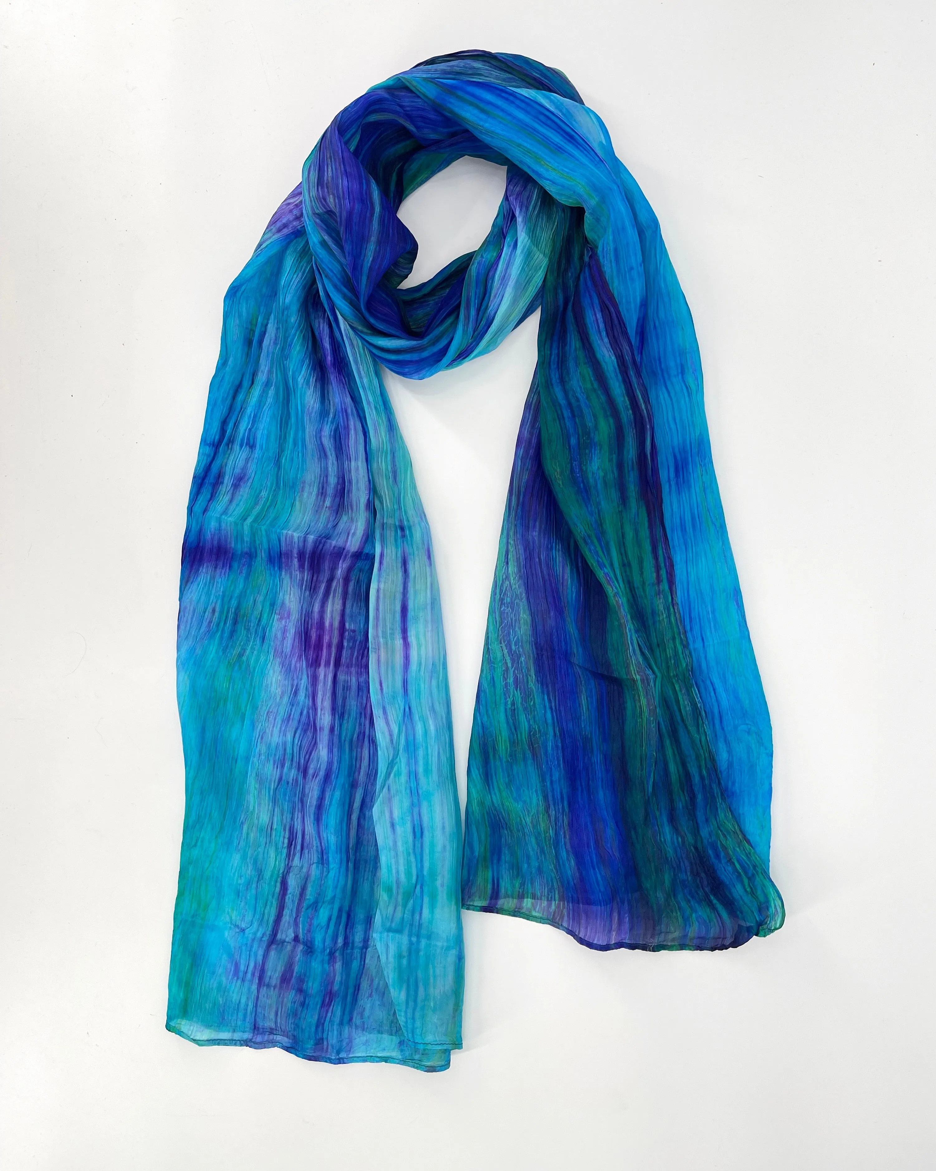 Silk Watercolor Scarves