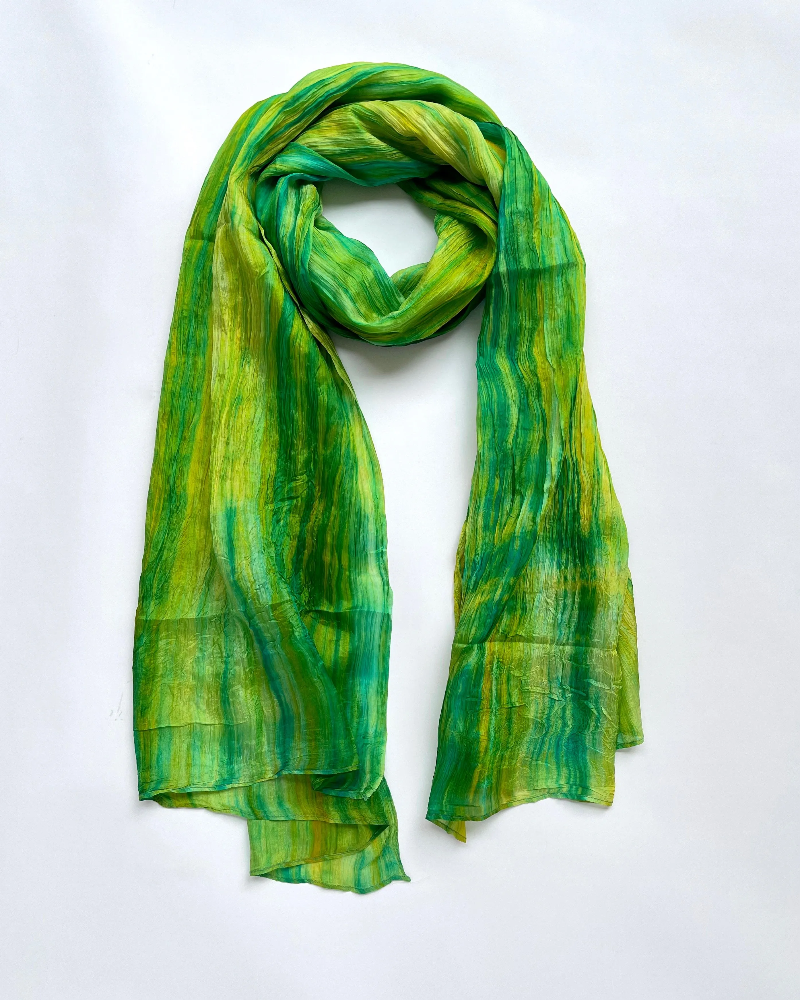 Silk Watercolor Scarves