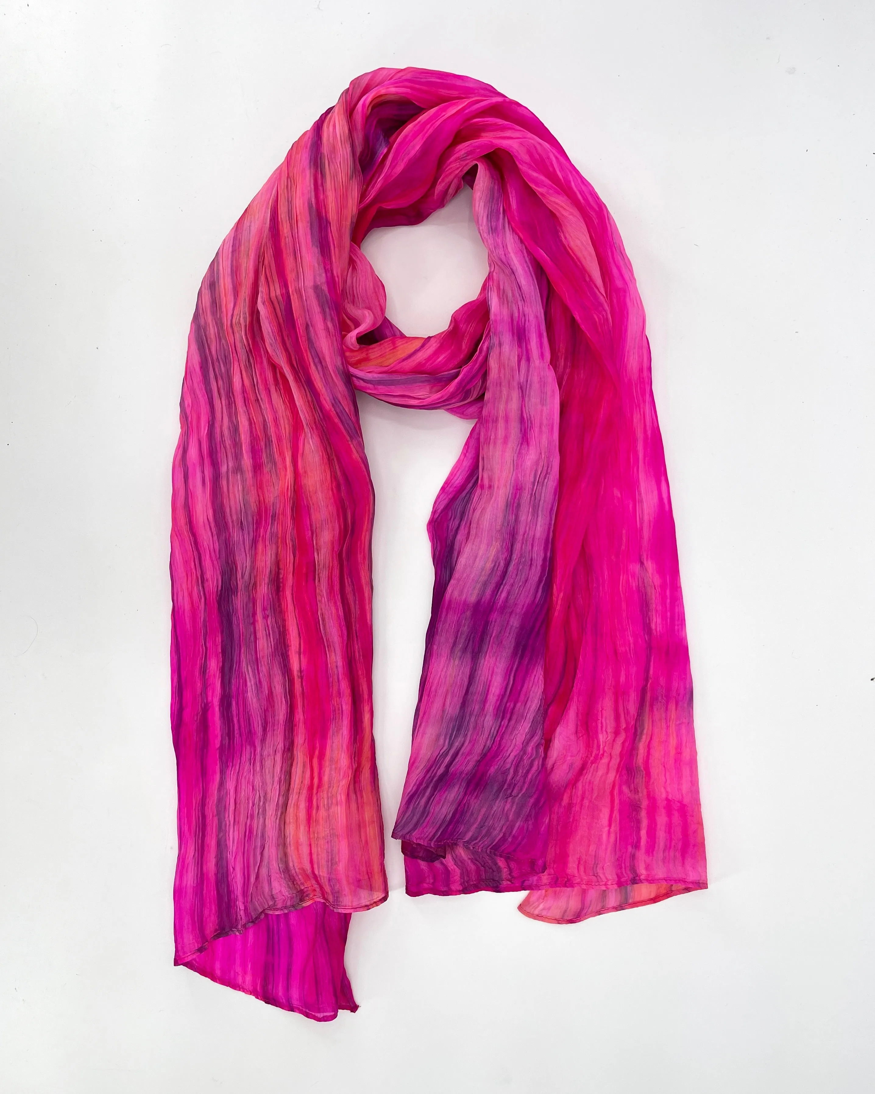 Silk Watercolor Scarves