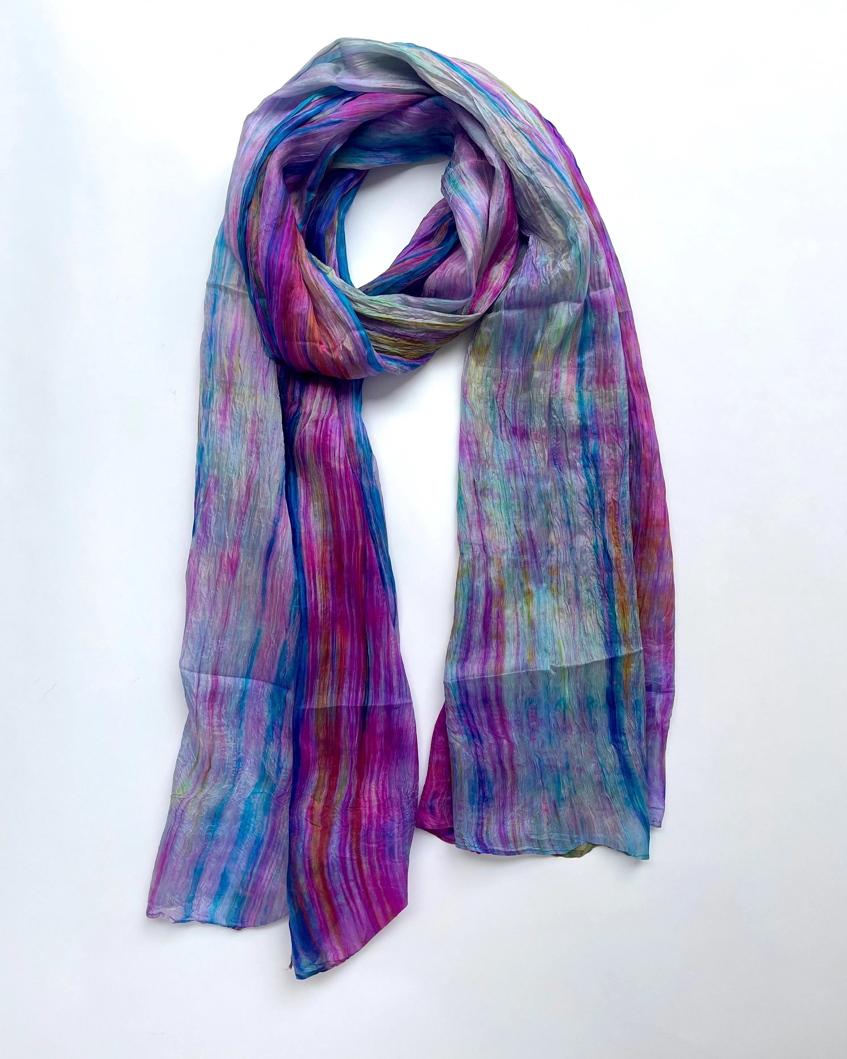 Silk Watercolor Scarves