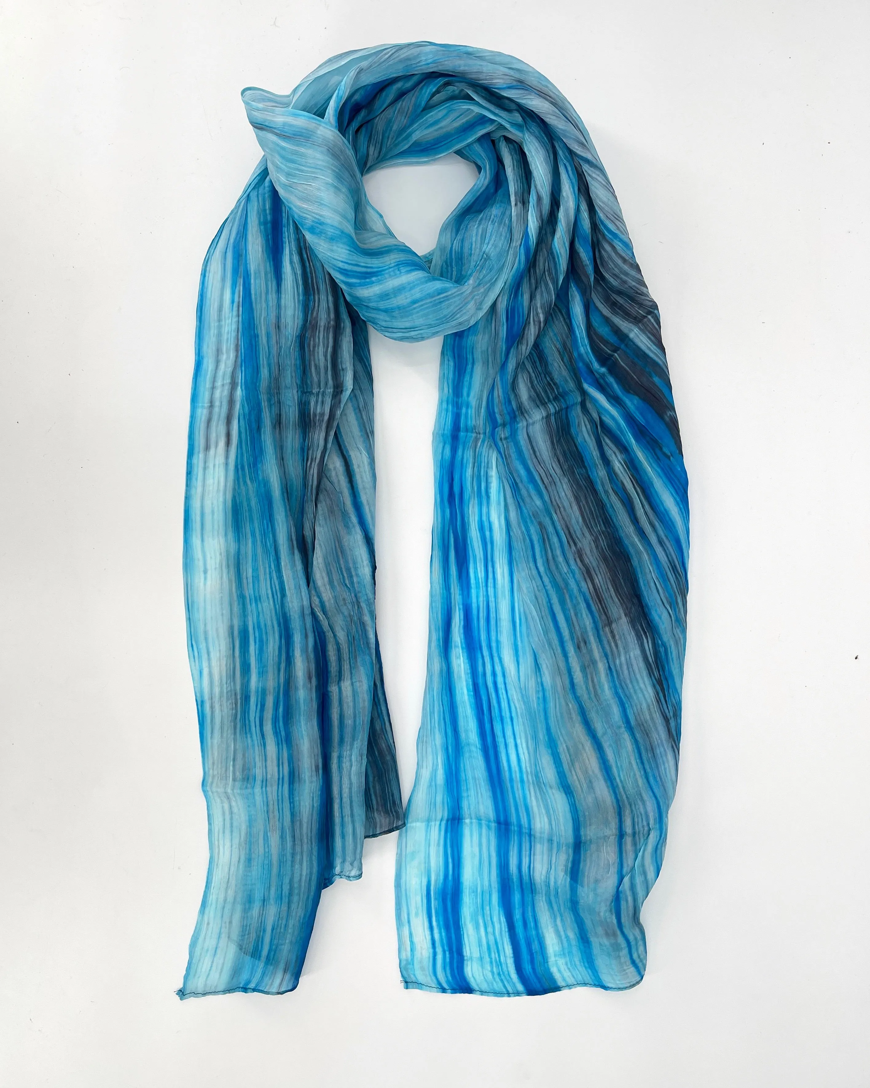 Silk Watercolor Scarves