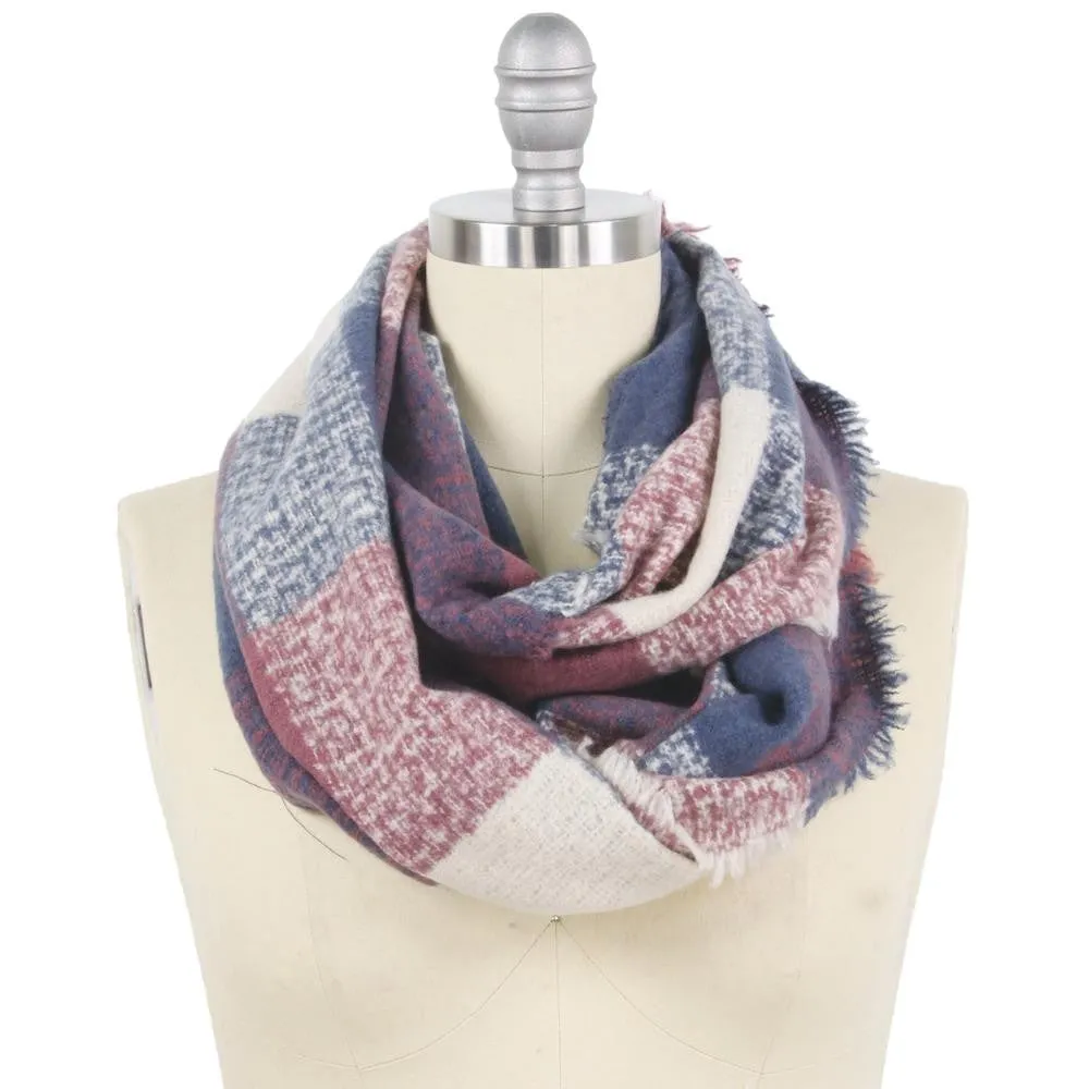 .Soft Knit \Infinity/ Scarf.