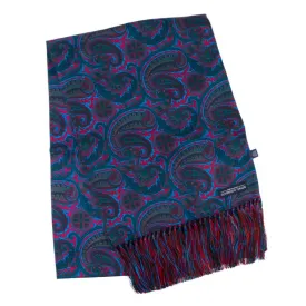 Sovereign Grade Paisley Printed Silk Scarf