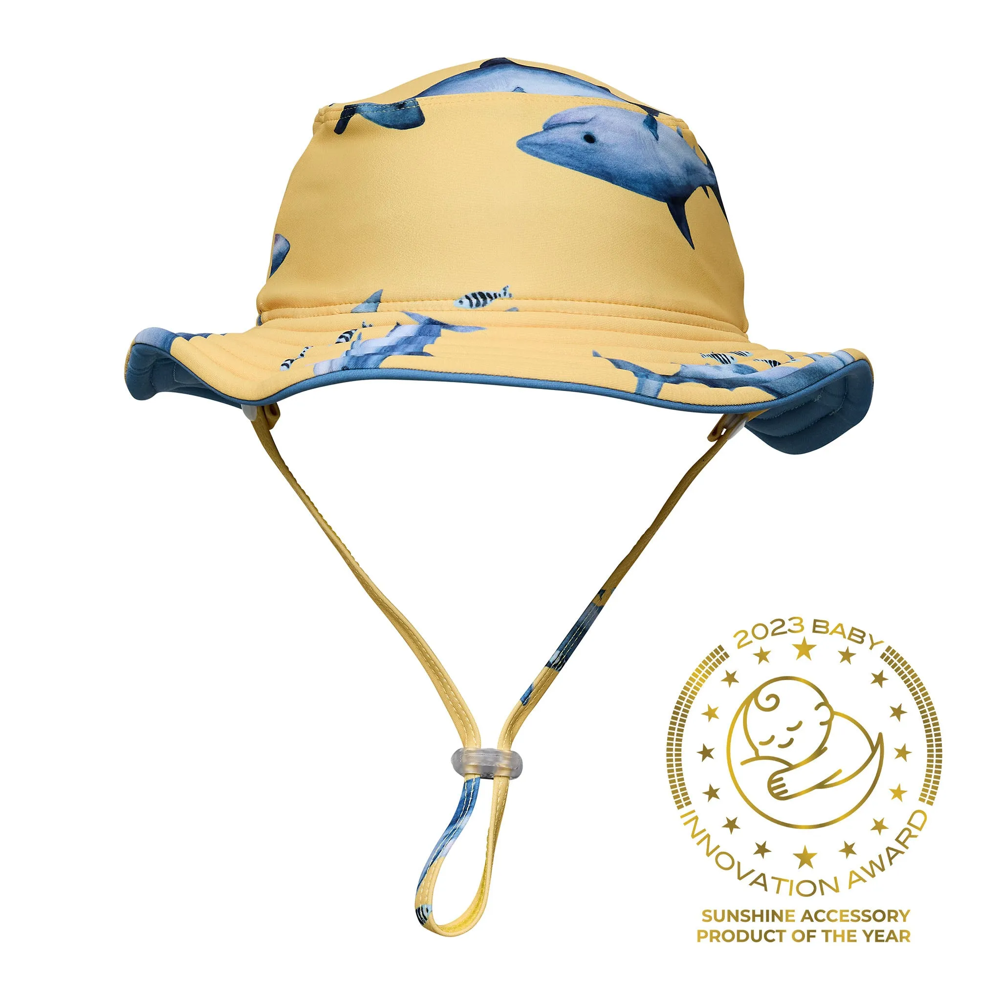 Sunrise Shark Reversible Bucket Hat