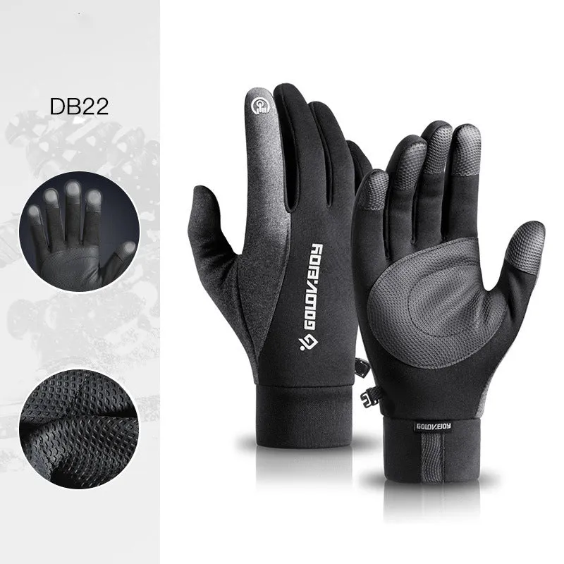 Windproof and waterproof touch screen cycling gloves