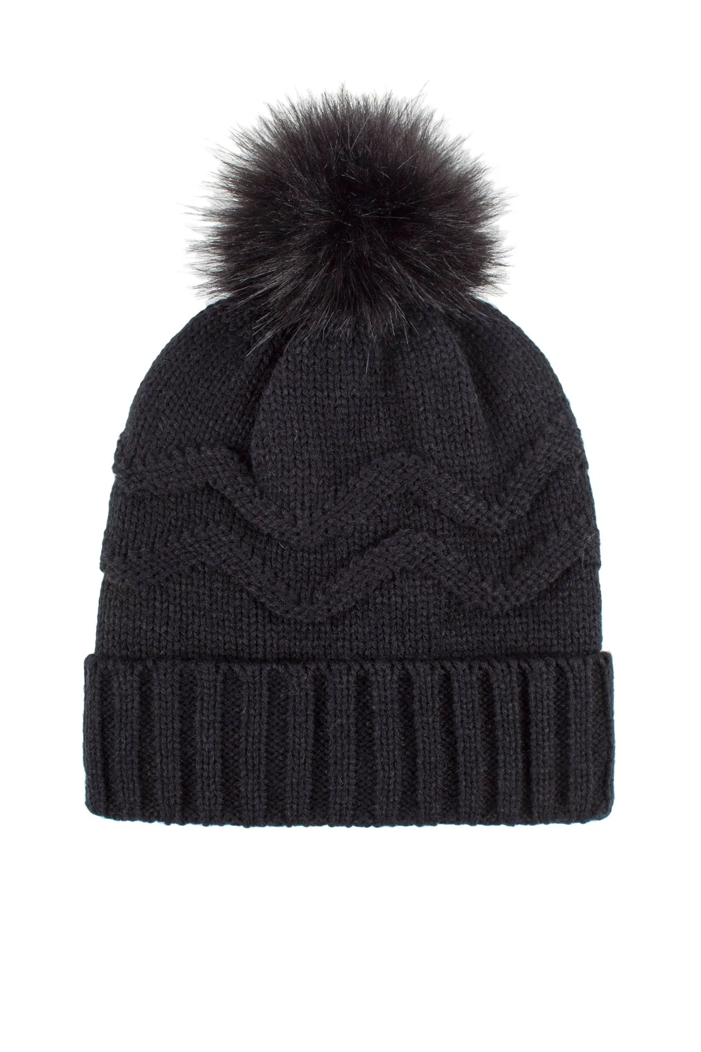 Women's Courtney Roll-Up Hat With Wispy Pom-Pom