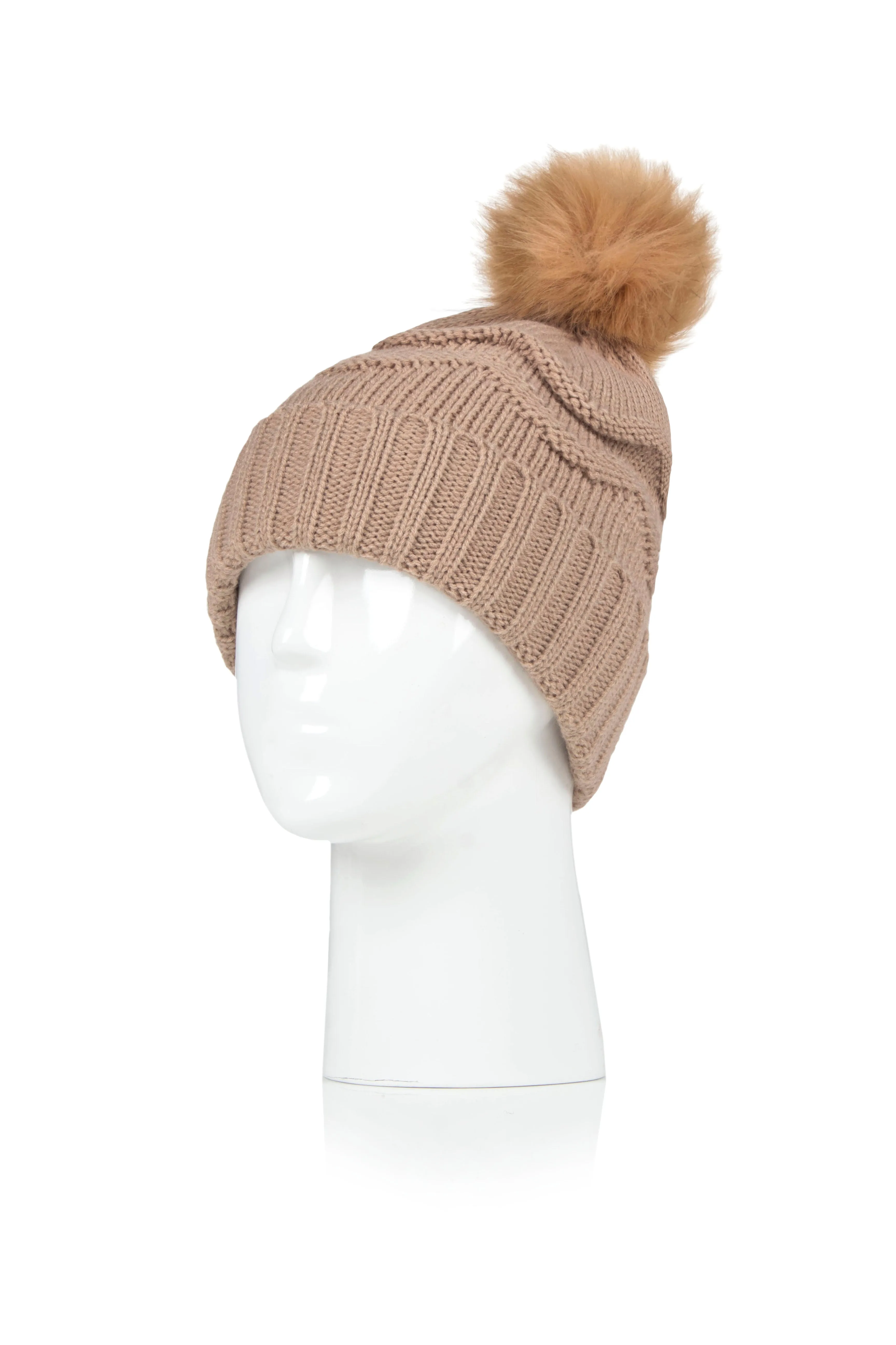 Women's Courtney Roll-Up Hat With Wispy Pom-Pom