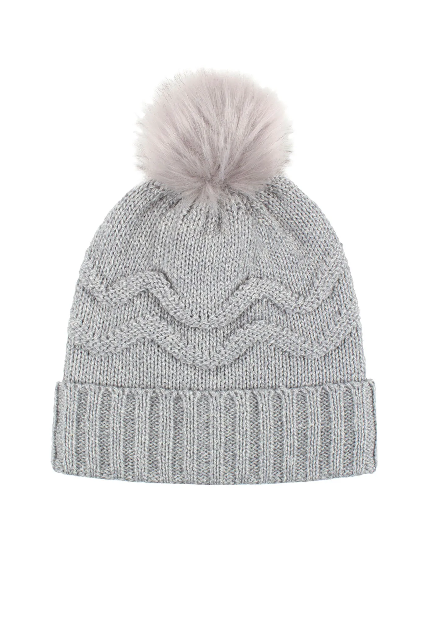 Women's Courtney Roll-Up Hat With Wispy Pom-Pom