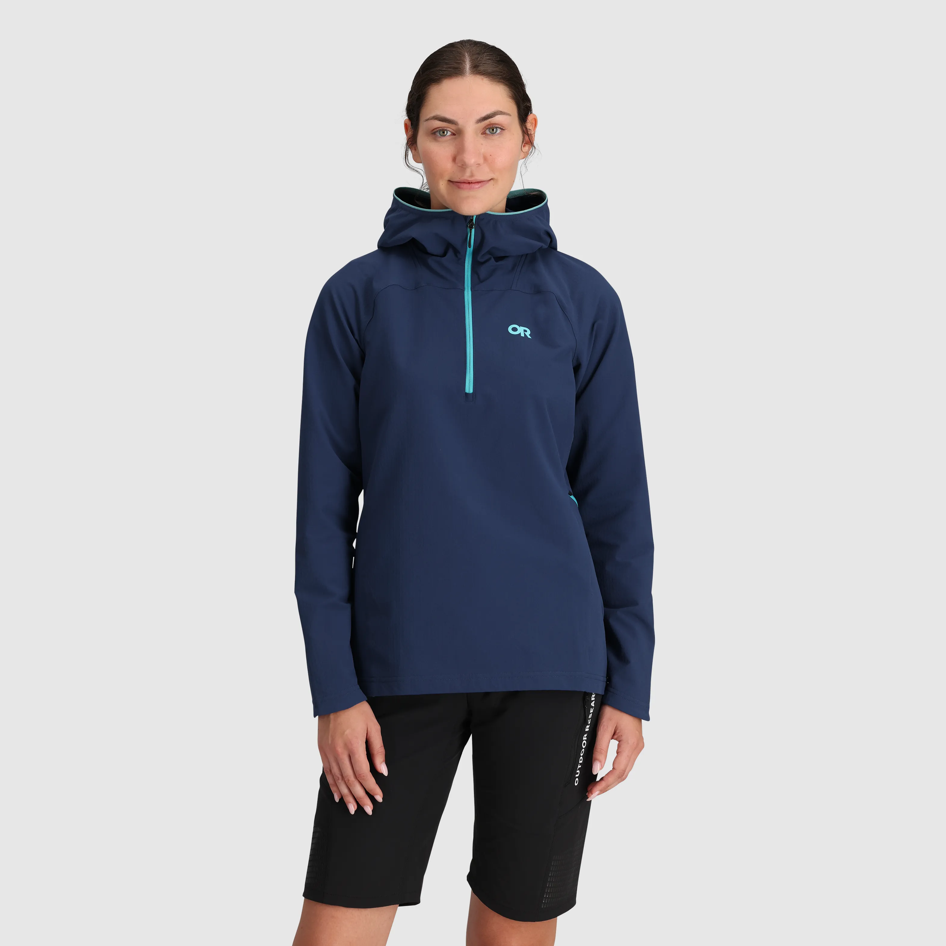 Women's Freewheel Half Zip Soft Shell MTB Hoodie