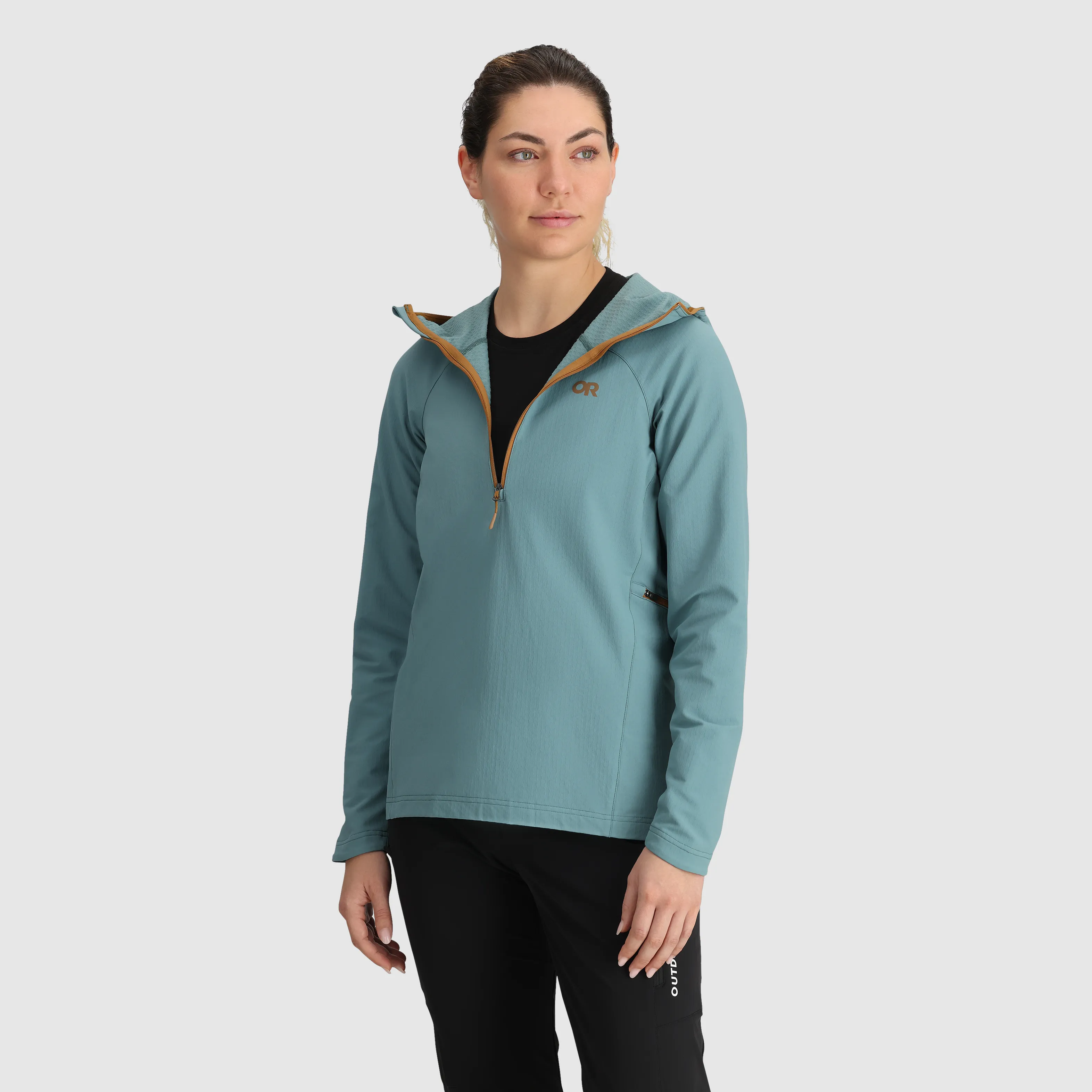 Women's Freewheel Half Zip Soft Shell MTB Hoodie