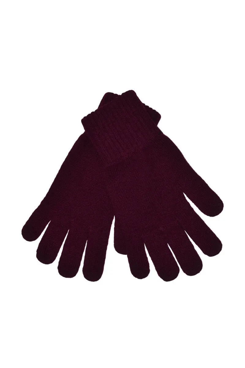 Womens Scottish Lambswool Classic Gloves